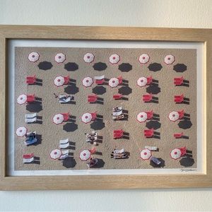 Gray Malin - PINK AND WHITE UMBRELLAS, MIAMI